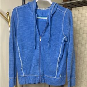 Tommy Bahama Blue Zip-Up Hoodie Lightweight Women’s Small/Medium